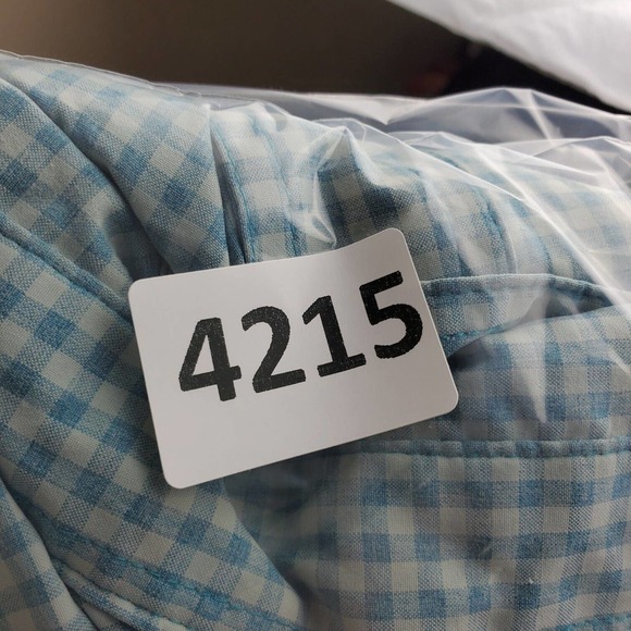 Game Guard Outdoors Fishing Shirt Mens 4X Blue Gingham Short Sleeve Vented - Picture 10 of 10